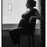 Emily Maternity Historical Train Station Silouette Indianapolis